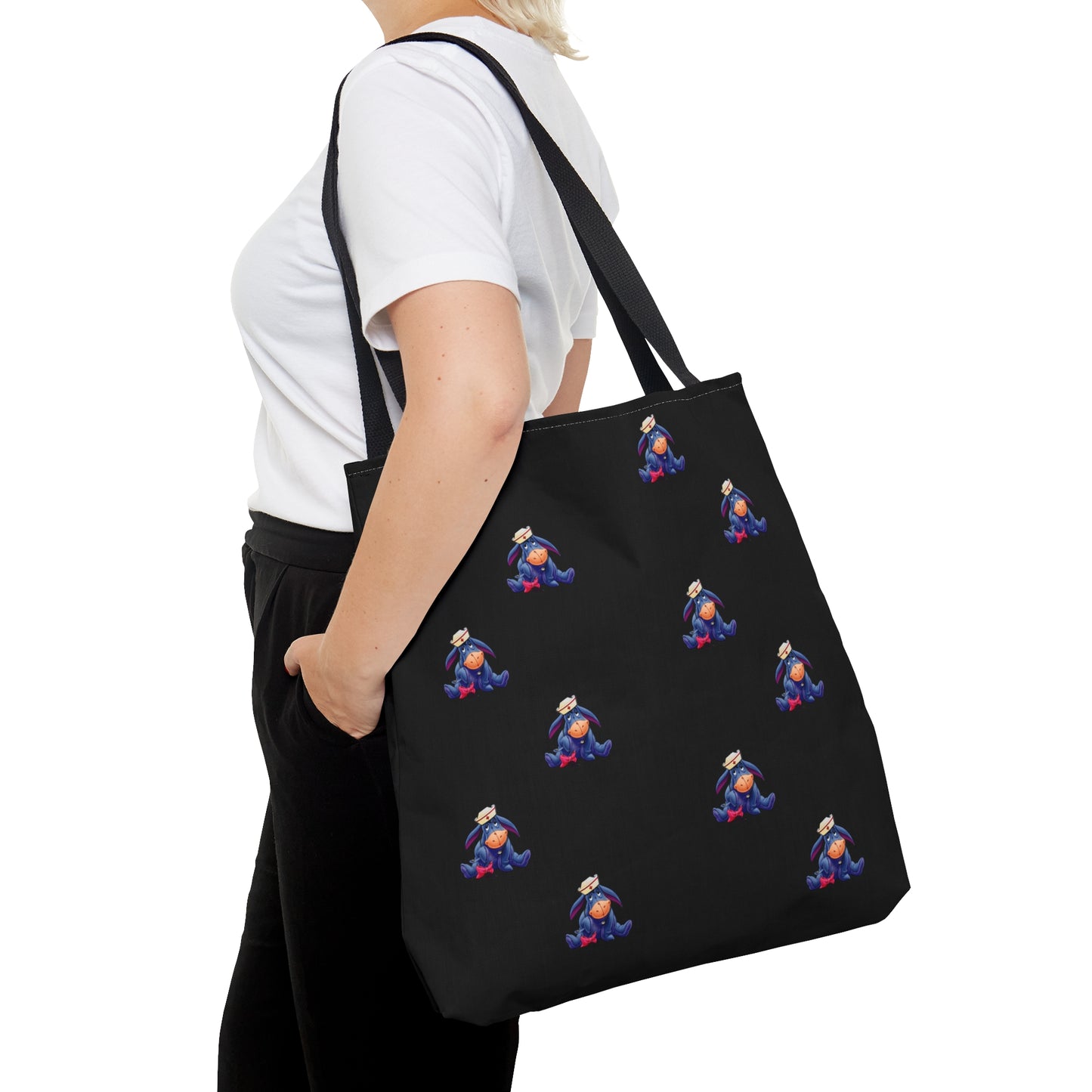 Eeyore Nurse Black Tote